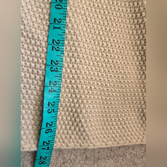 JILLIAN HARRIS × THE SKINNY Boyfriend Cotton Knit Open Front Cardigan. O/S - Picture 13 of 13